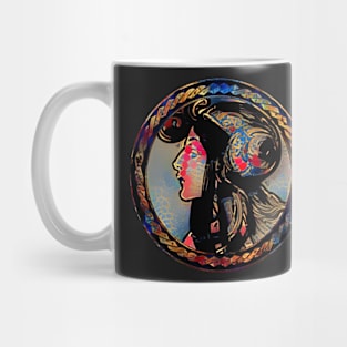 Framed Dream of Vitrail Pour la facade de la Boutique Fouquet Mug